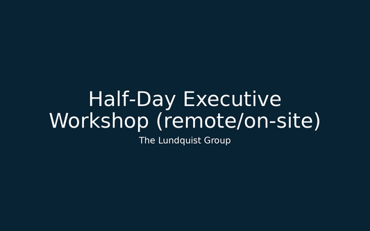 Half‑Day Executive Workshop